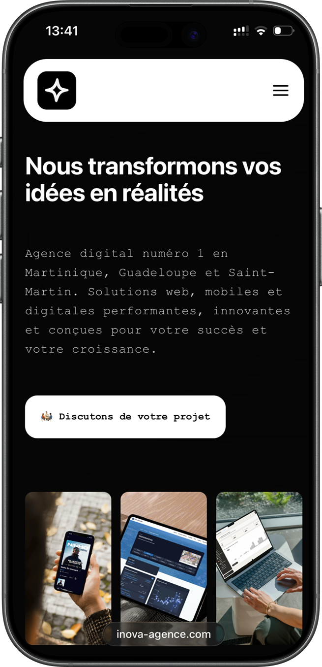 Application mobile mockup