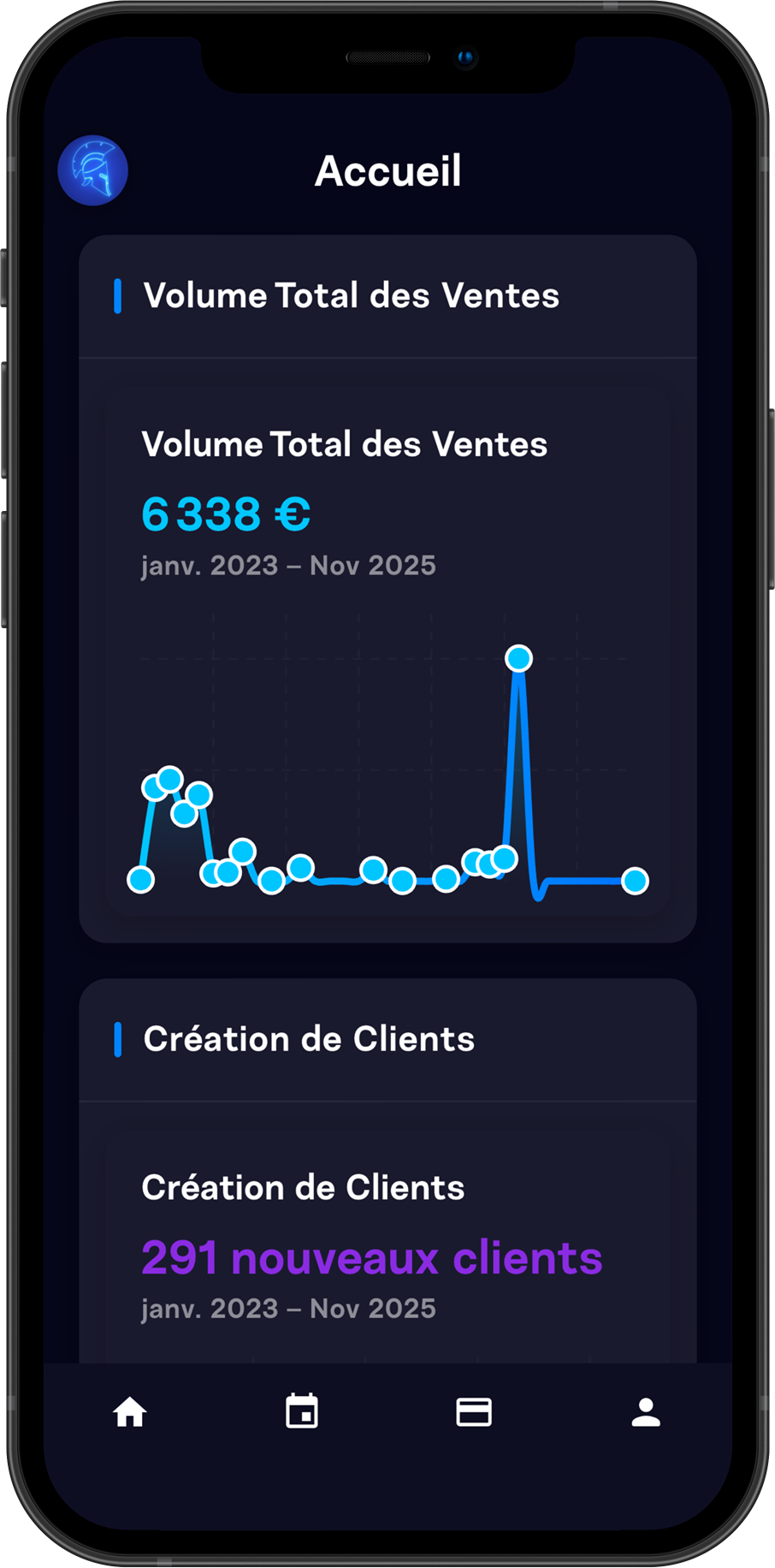 Exemple d'application mobile
