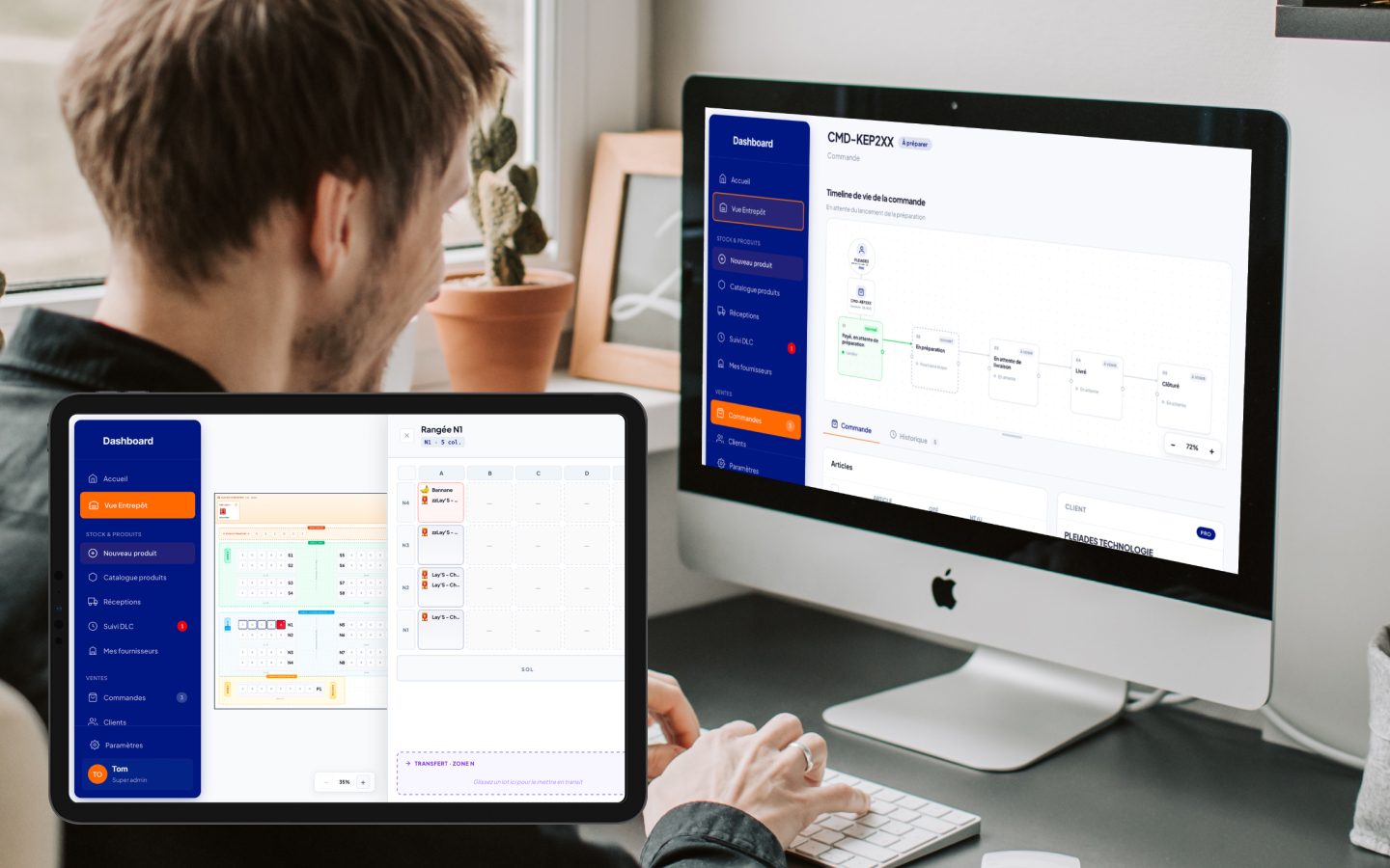 Interface du logiciel Alimappro